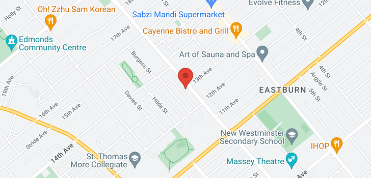 map of 7711 CANADA WAY